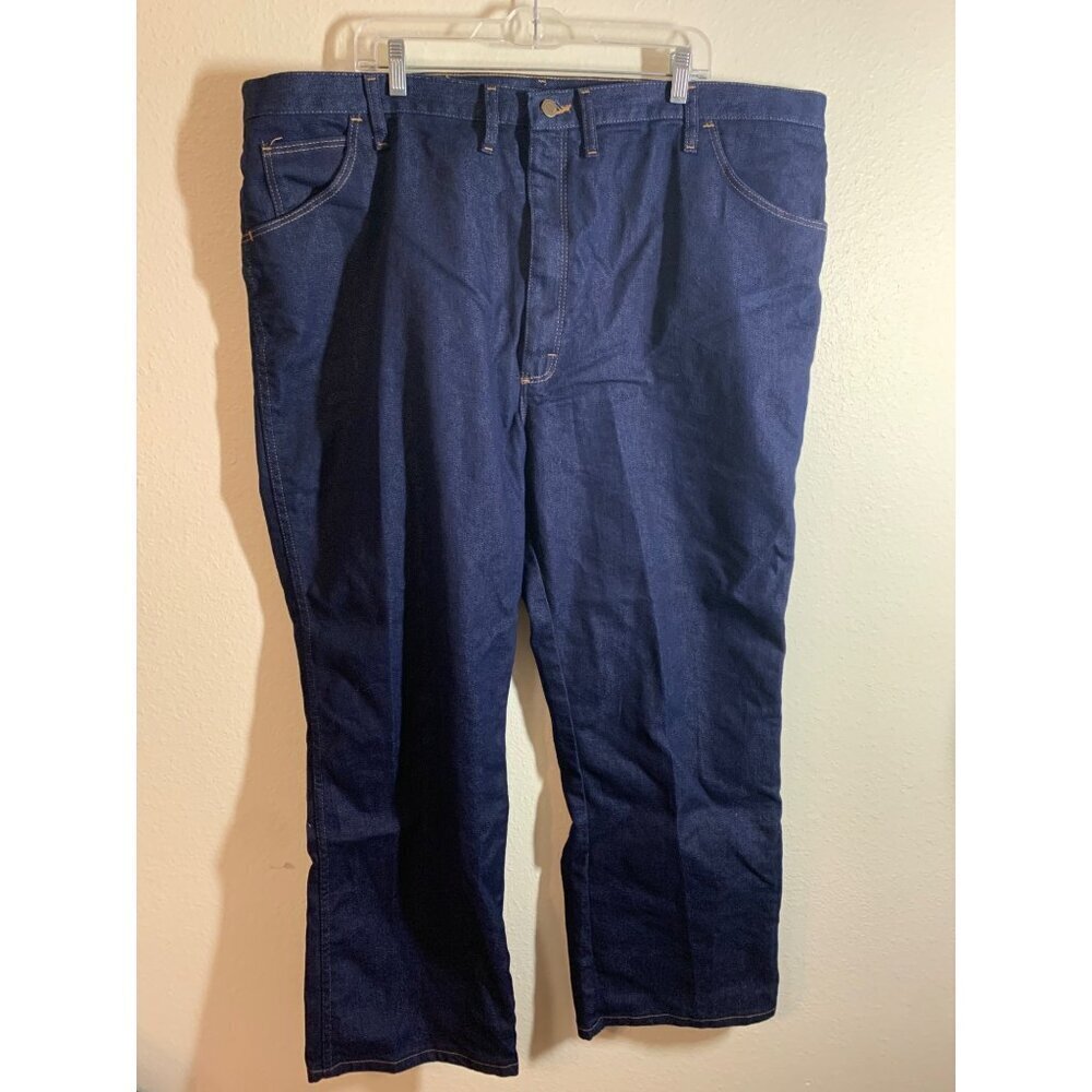 Wrangler Big & Tall Rugged Wear Denim Blue Jeans Mens Size 48x30 #1-AC1